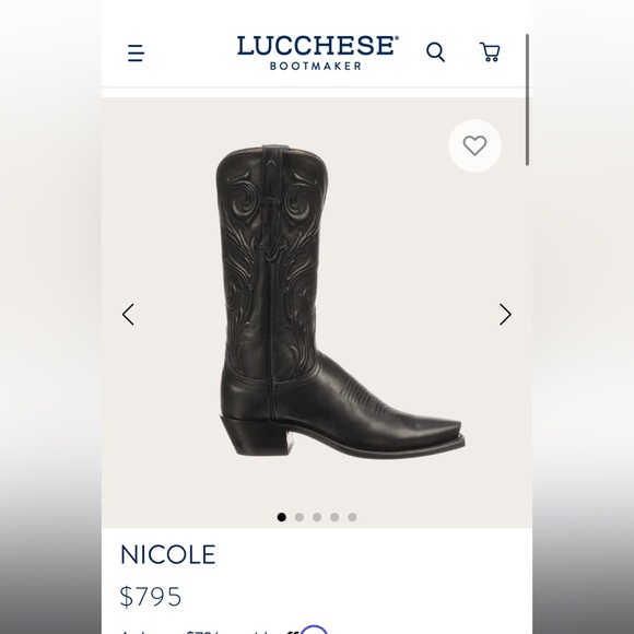 Lucchese Nicole Limited Edition Burnt Wine Boot - Picture 4 of 8